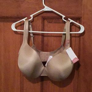 Lightly Lined Full Coverage bra (nude)